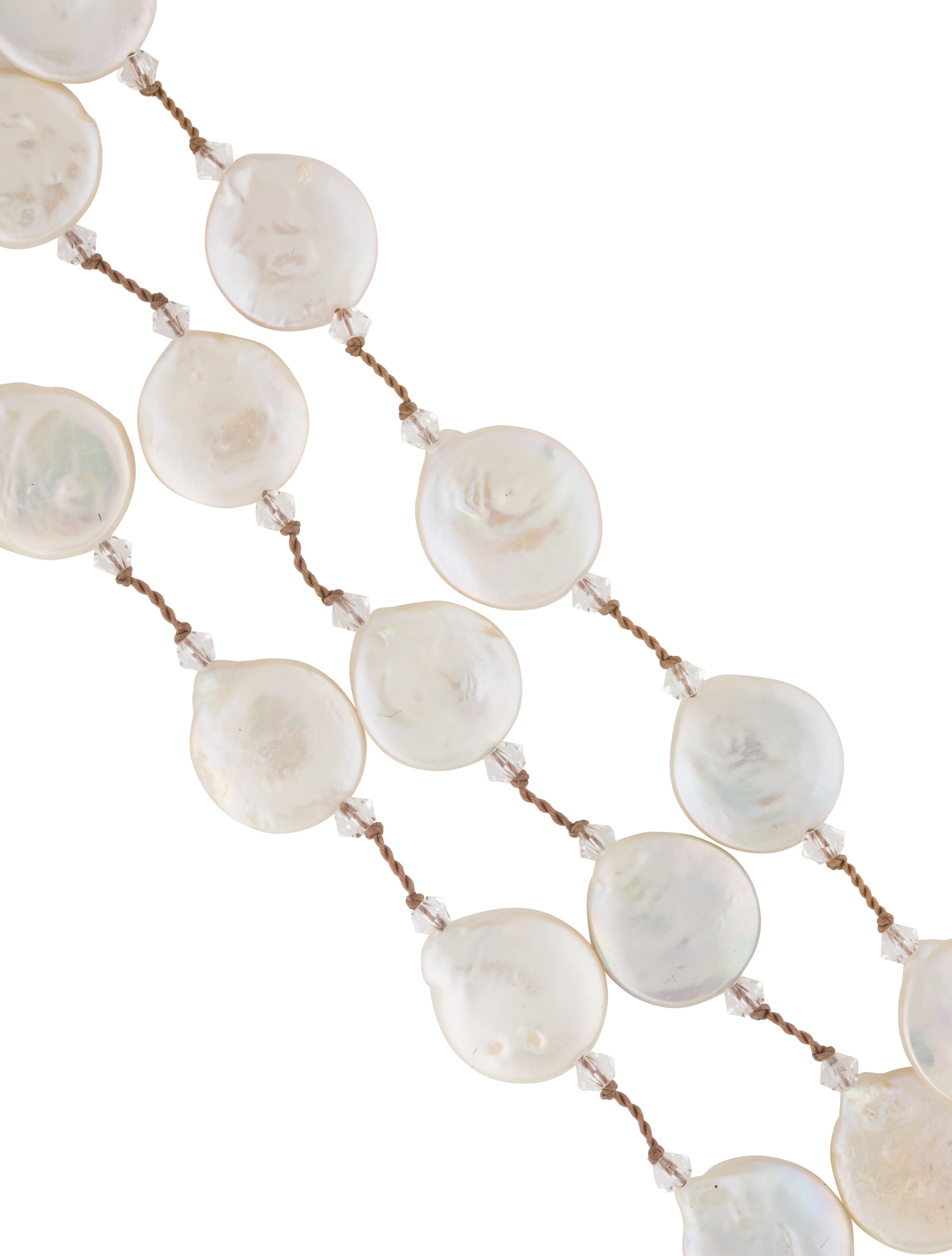 Margo Morrison Pearl Multi-Strand Toggle Bracelet